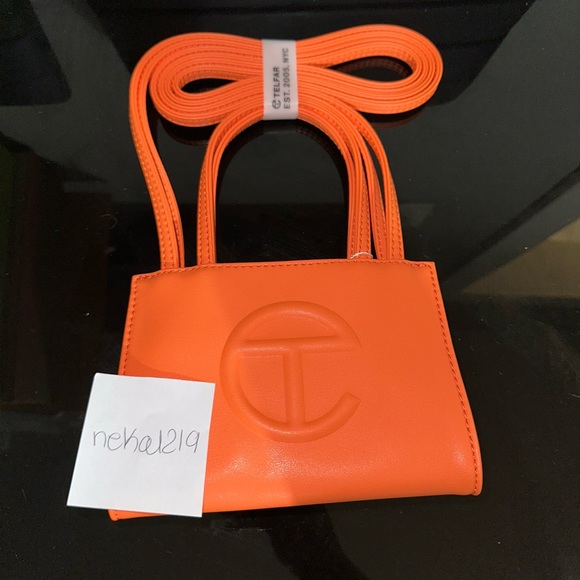 Small Orange Telfar Bag - Picture 2 of 5
